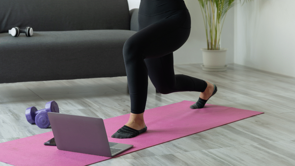 Women performing GLP-1 specific exercises at home