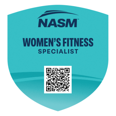 NASM Women's Fitness Specialist Badge