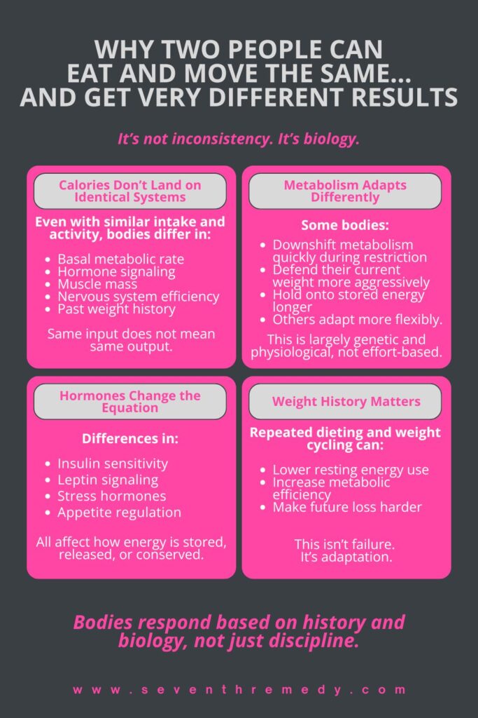 Why Two People Can Eat and Move the Same