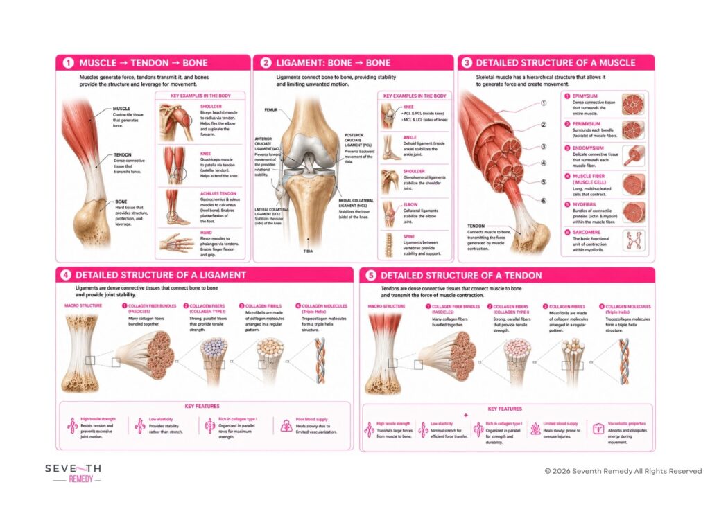 Human Anatomy Muscle, Tendon, Ligament