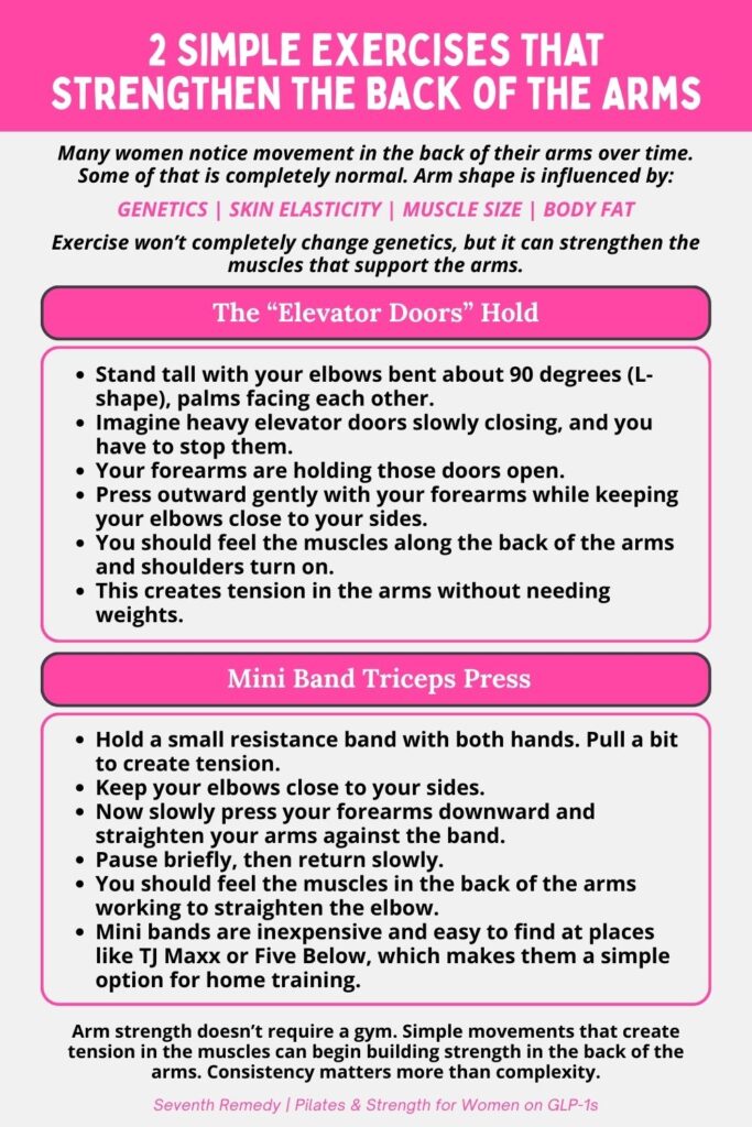 Two Simple Exercises That Strengthen the Back of the Arms