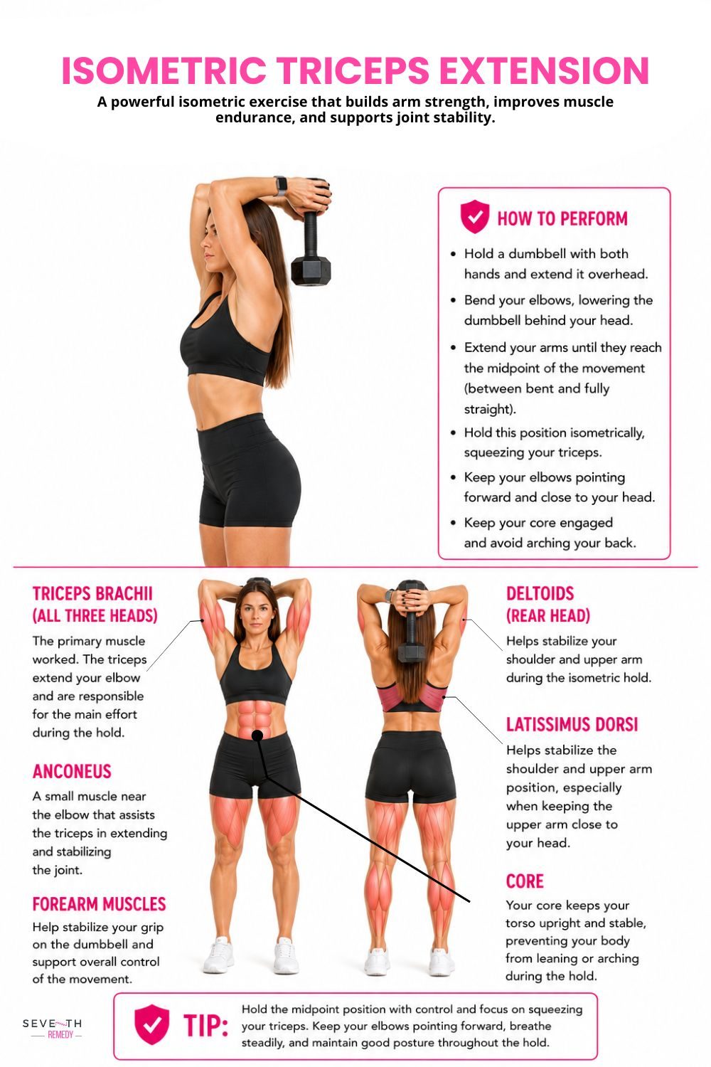 Isometric Triceps Overhead Extension